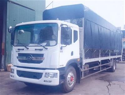 Xe tải Veam VPT880 chở xe máy mô tô thùng dài 9m6