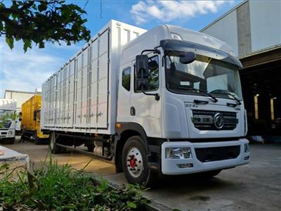 Xe tải Dongfeng D12 thùng kín container chở pallet cấu kiện điện tử