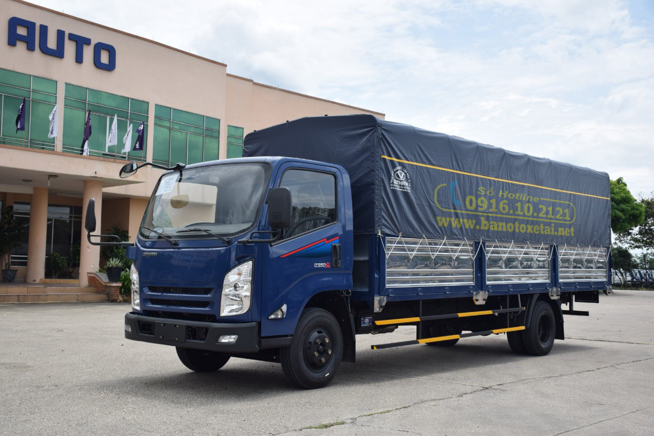 Xe tải Dothanh IZ350SL thùng bạt 3t5 thùng dài 6m3