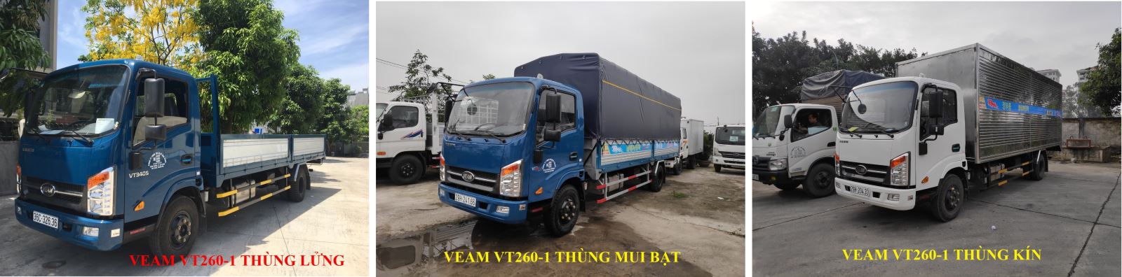 Xe tải Veam VT260-1 1t9 thùng 6m1