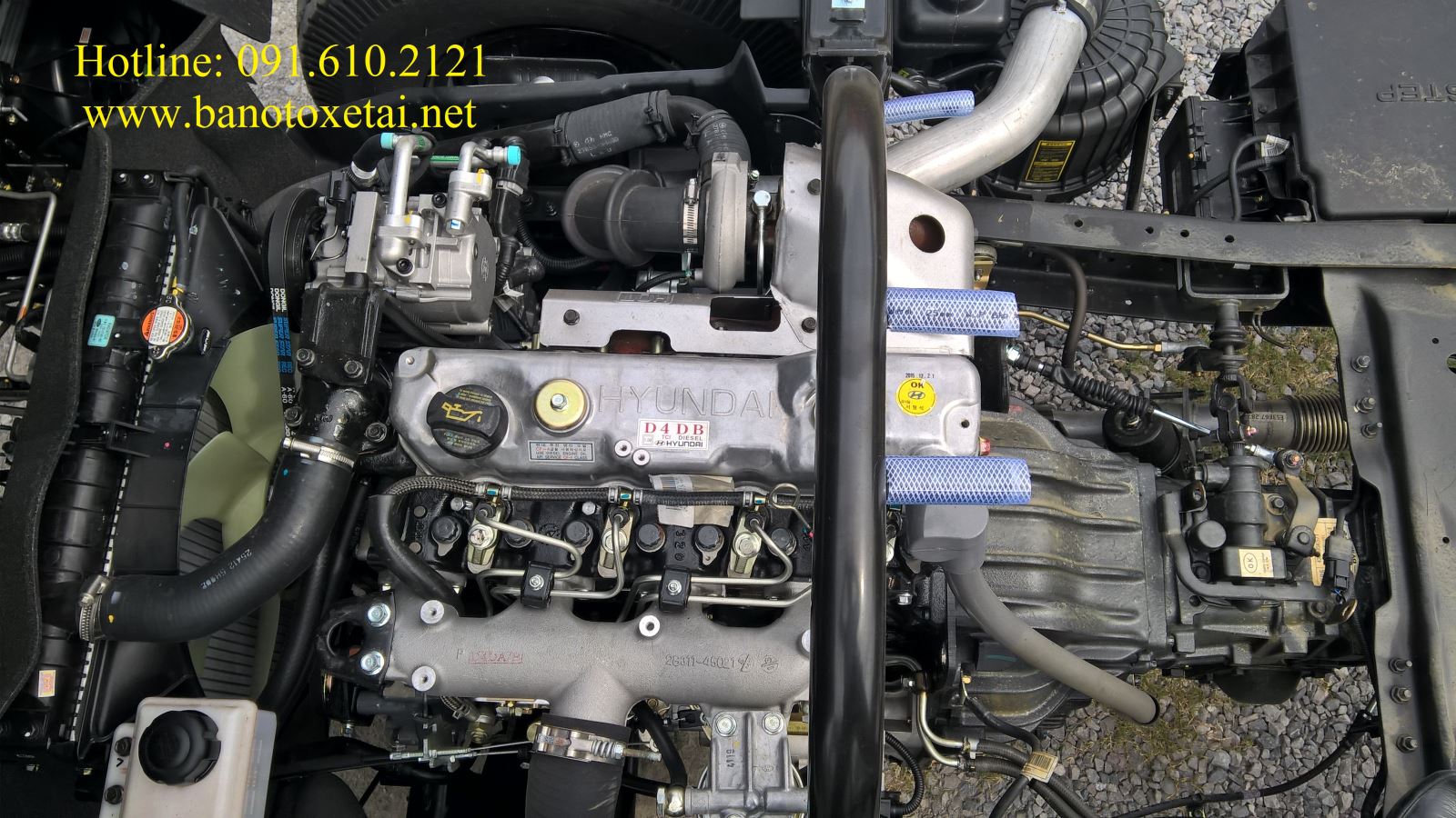 Động cơ Hyundai D4DB trang bị trên HD800 - 0916102121