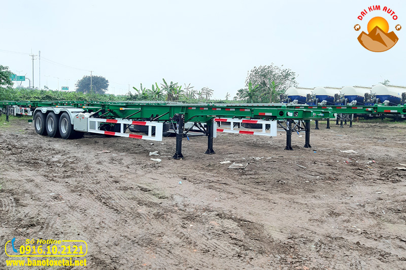 Sơ mi rơ mooc xương phẳng Kaile 45 feet