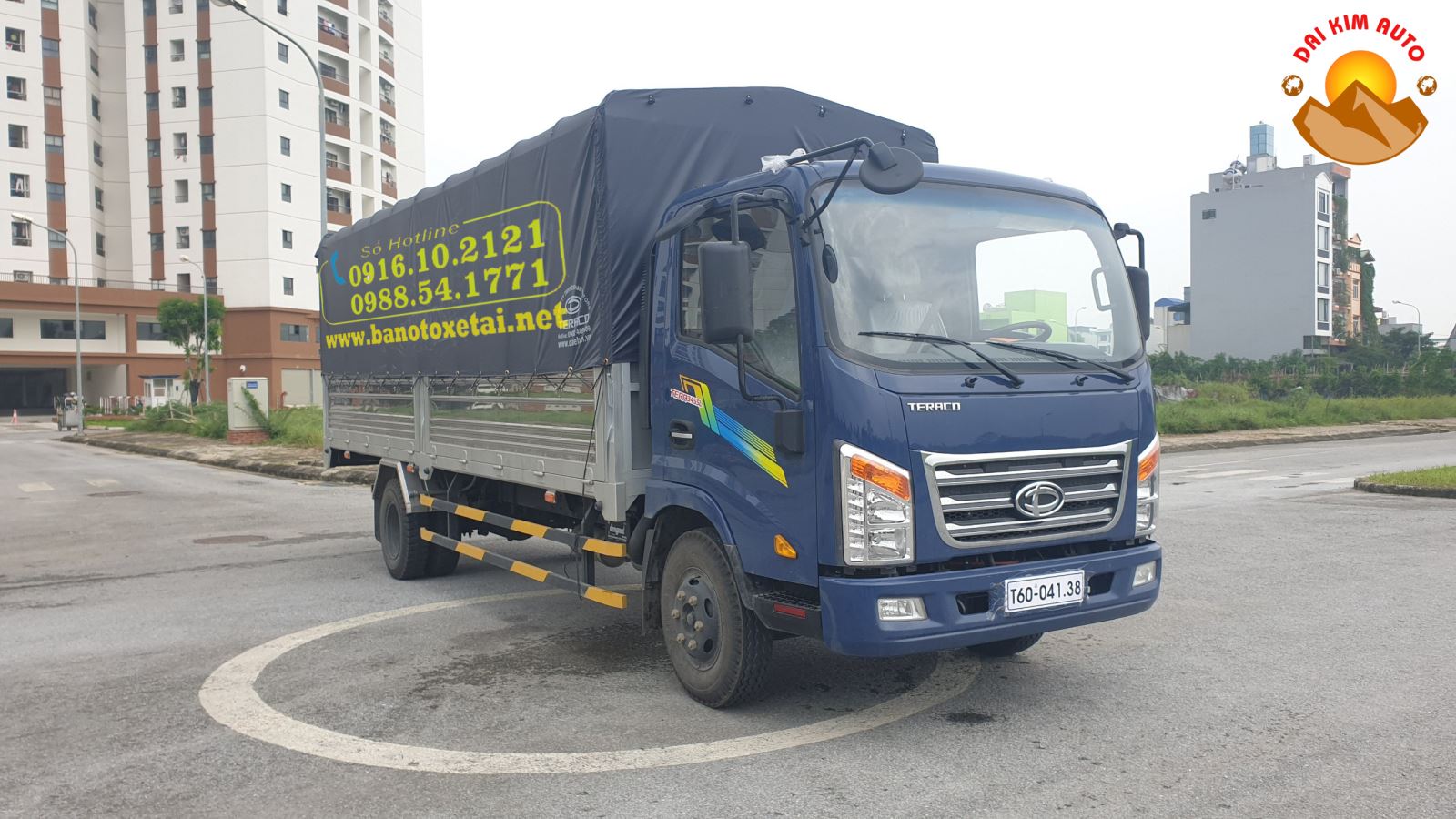 Xe tải Tera 345SL thùng mui bạt, xe tải Tera 190SL thùng mui bạt