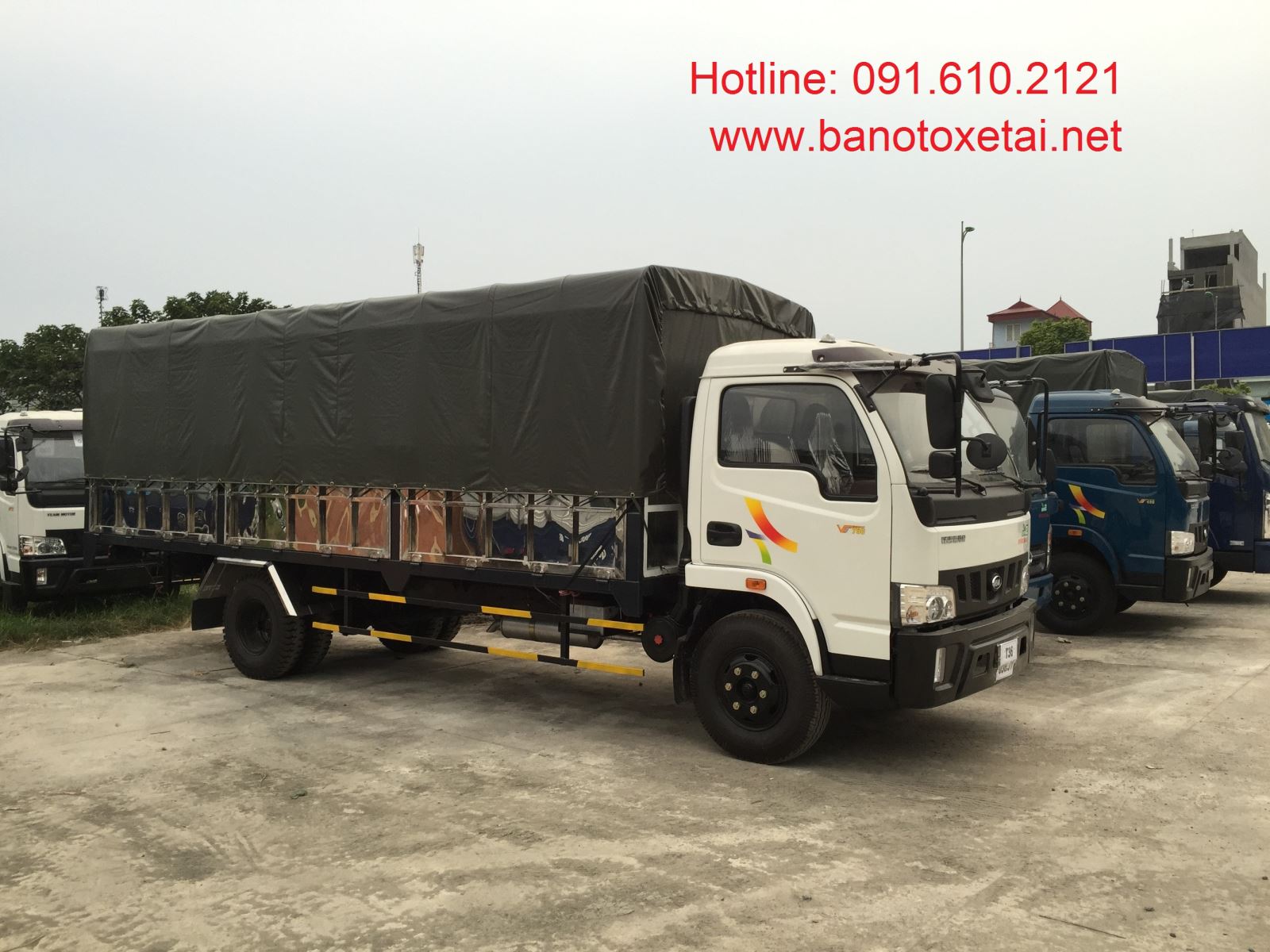 Xe tải Veam VT750 7.5 tấn thùng 6m2